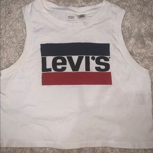 Levi’s graphic crop tank top